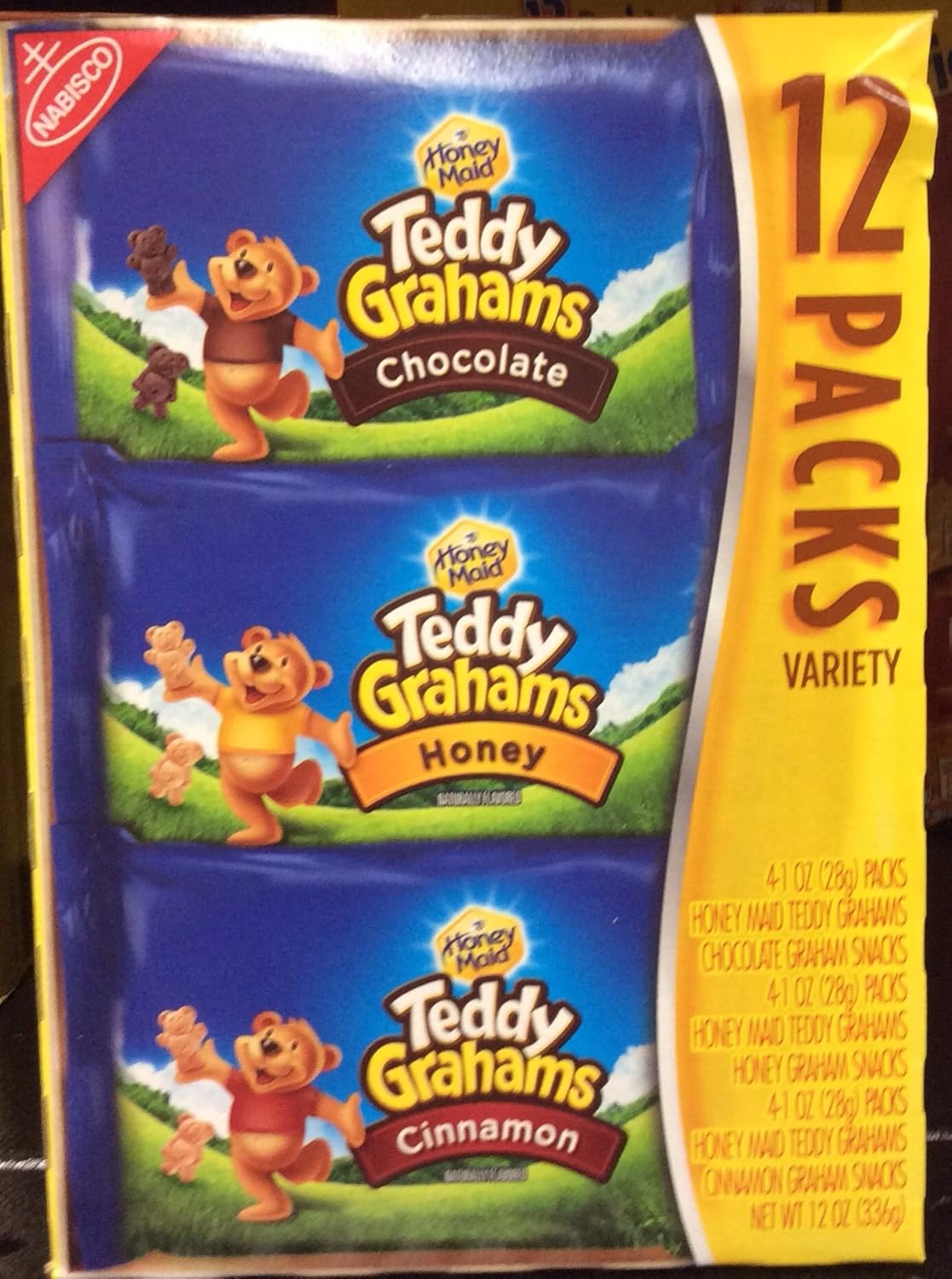 Honey Maid Teddy Grahams Chocolate, Honey and Cinnamon 12