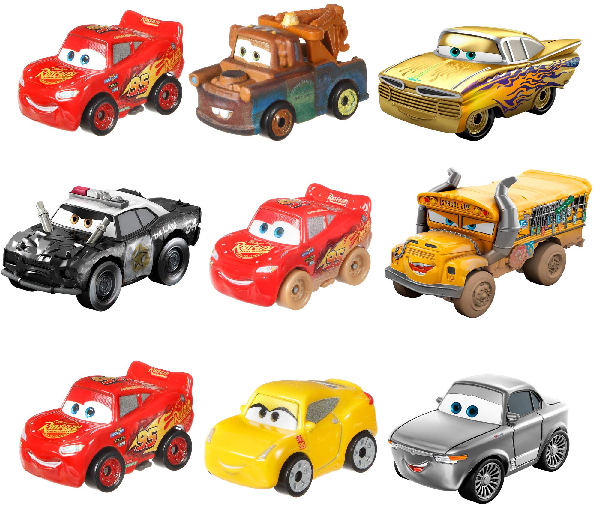 Disney Mattel - Cars - Minis 3 Pack Assortment Pixar Small/Mini