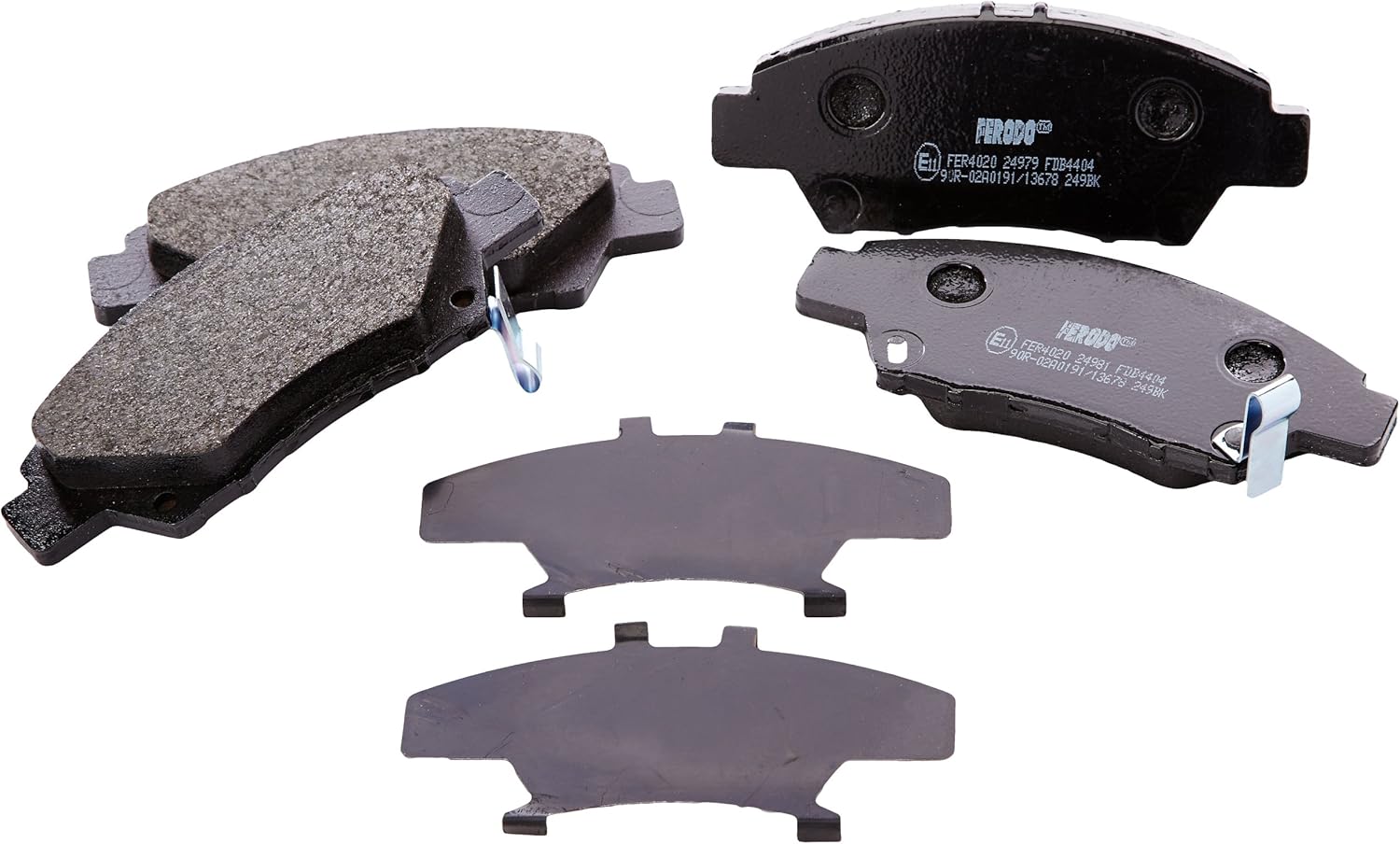 Ferodo FDB4404 Brake Pad Set, disc brake (set of 4) Amazon.co.uk