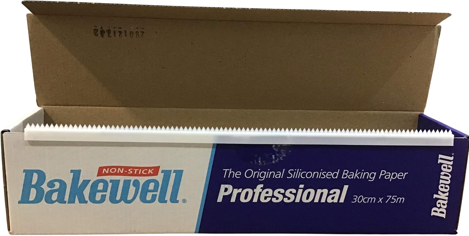 Non-Stick Baking Parchment Paper Roll 30cm x 75m by Bakewell for Home and Catering, White - Image 5