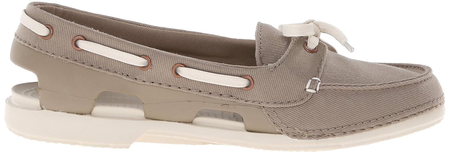 crocs women's beach line hybrid boat shoe w canvas sneakers