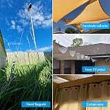 AMLOOPH 30M 2MM Garden Wire Rope Kit for Climbing Plants, Lights - 48pcs view 8