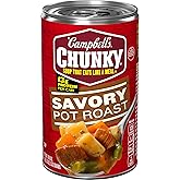 Campbell&rsquo;s Chunky Soup, Savory Pot Roast Soup, 18.8 oz Can