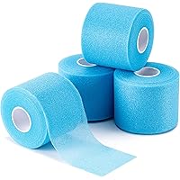 Honmein 4 Pcs Pre Wrap Athletic Tape, Foam Underwrap Bandage Sports Tape, Wrists Elbow Knees Ankles Tape for Gymnastics Boxin