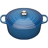 Le Creuset Enameled Cast Iron Signature Round Dutch Oven, 7.25 qt., Marseille