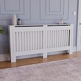 Vida Designs Chelsea Radiator Cover White Extra Large H82xW172xD19cm view 2