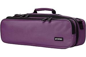 Protec Pro Tec A308PR Deluxe Flute Case Cover,Purple