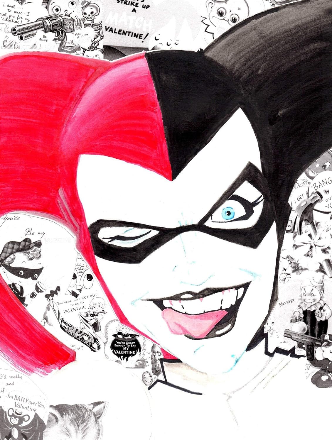 Amazon Com Obsession Harley Quinn Original Poster Print Handmade