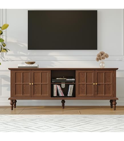 Amazon.com: ACME Versailles Cherry Oak Entertainment Center with