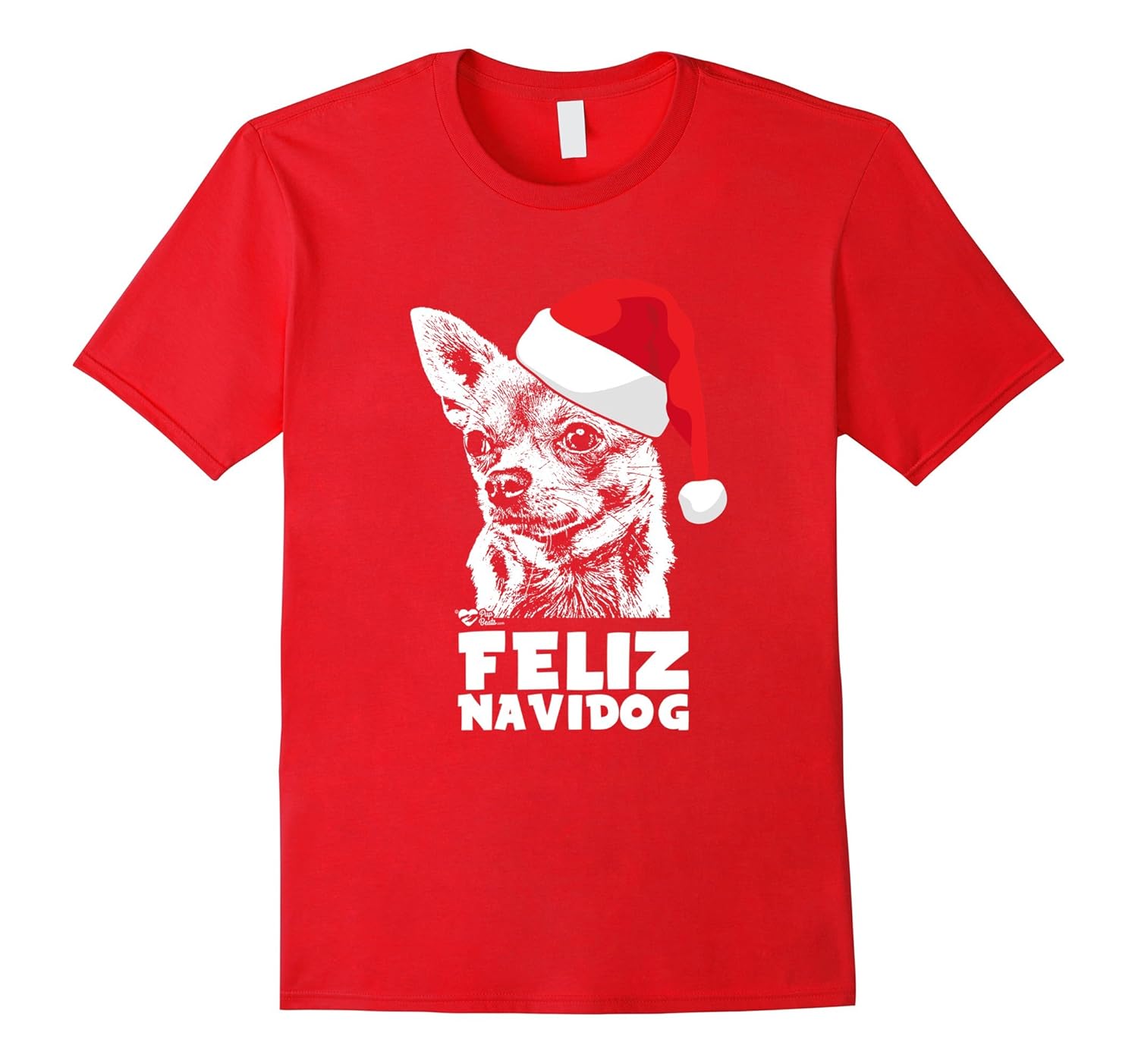 Chihuahua Cute Feliz Navidog Christmas Shirt-ANZ