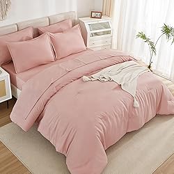 Litanika Comforter Full Size Set Blush Pink - 7