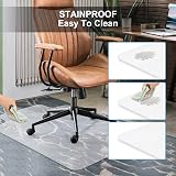 Trintion Office Chair Mat for Carpet 90x120cm Non-Slip PVC Floor Mat view 6