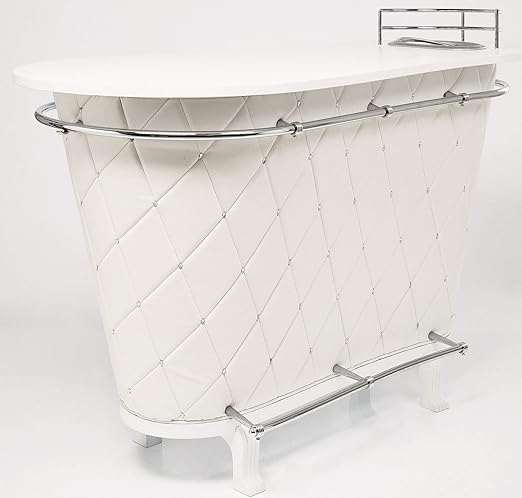 Rockstar Bar Tresen Bar Mobel Bartheke Fur Zuhause Weiss Amazon De