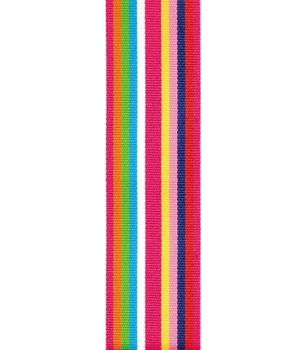 Threetols 2 Rolls 10 Yards Spring Flower Wired Edge Ribbon, 2.5inch Pink Burlap Ribbon, Flower Lace Gift Wrapping Ribbon For Holiday Party DIY Craft Spring Wreaths Bow Decoration