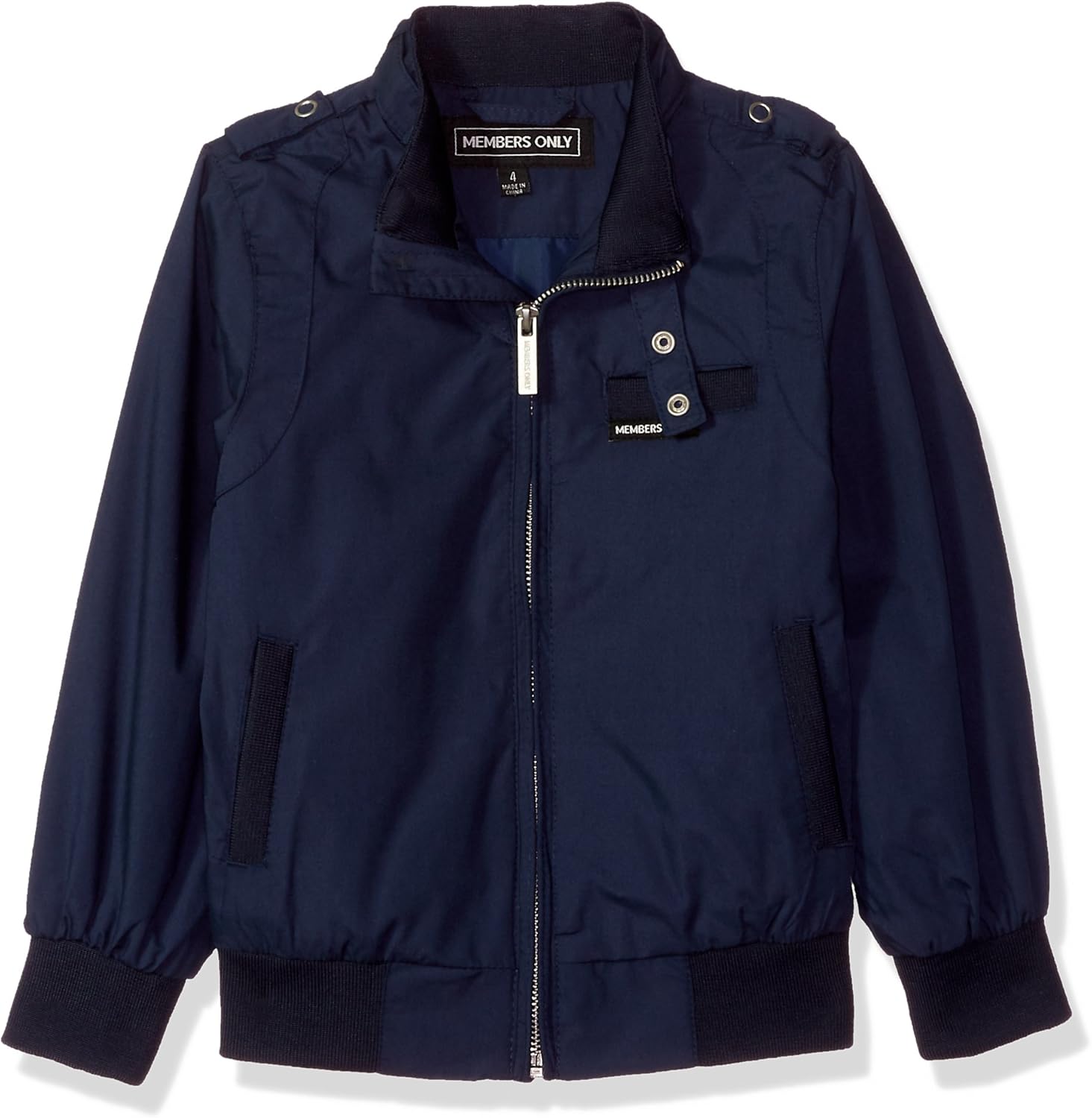 Members Only Boys Iconic Racer Jacket, Lightweight Cotton