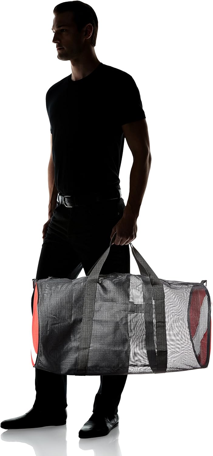 Innovative Heavy Duty Large Mesh Duffel Bag : Sports & Outdoors