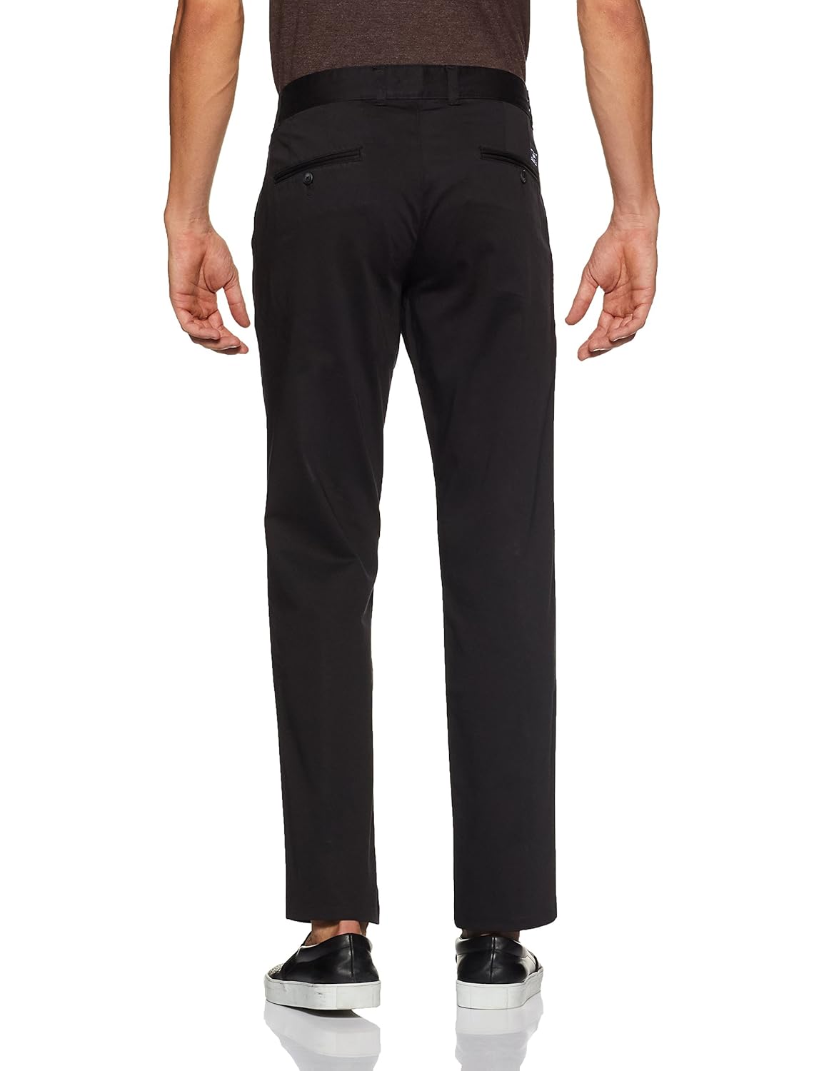 parx men's slim fit casual trousers