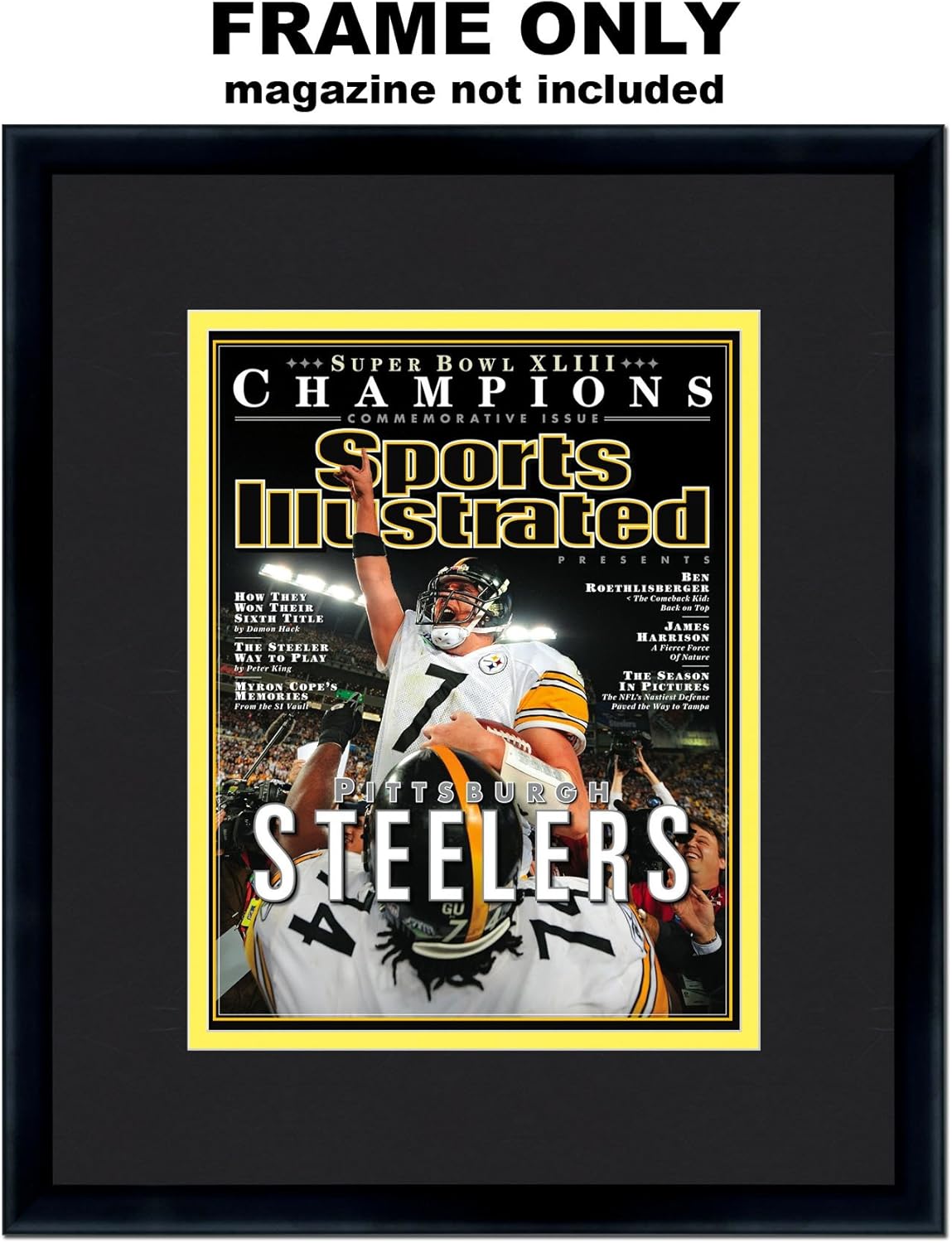 Sports Illustrated Magazine Frame with Pittsburgh