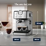 De'Longhi Classic EM450.M Manual Espresso Machine 15 Bar Steam Wand view 7