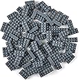 Strictly Briks Compatible with Lego Classic Bricks Starter Kit, Gray, 96 Pieces, 2x4 Studs, Building Creative Play Gift Set for Ages 3 and Up, 100% Compatible with All Major Brick Brands