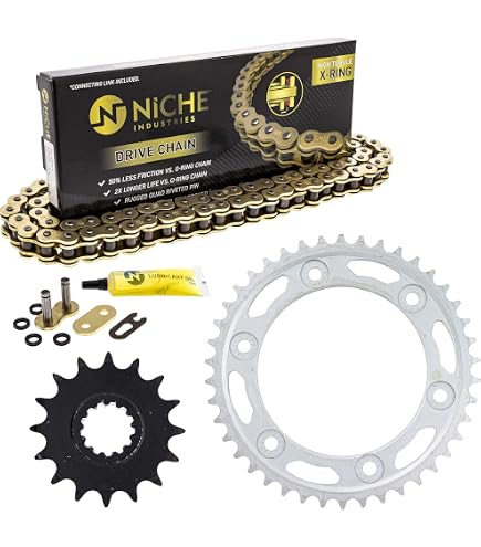 Amazon.com: NICHE Drive Sprocket Chain Combo for Kawasaki Z1000SX