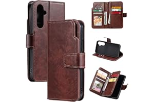 for Samsung Galaxy S23 Ultra Wallet Case, Leather Flip Cover with 9 Card Slots, Built-in Kickstand & Cash Pocket | Compatible