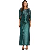R&amp;M Richards Women's Aurelia Metallic Gown