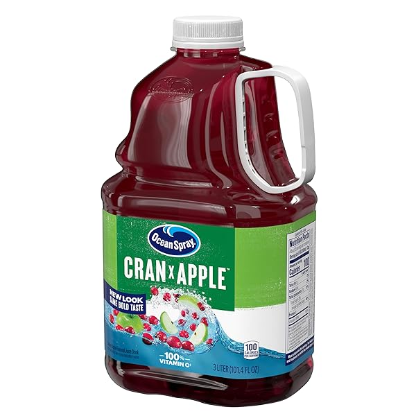 OCEAN SPRAY® CRAN-APPLE™ CRANBERRY APPLE JUICE DRINK, 101.4 FL OZ BOTTLE (PACK OF 1) PACKAGE MAY VARY