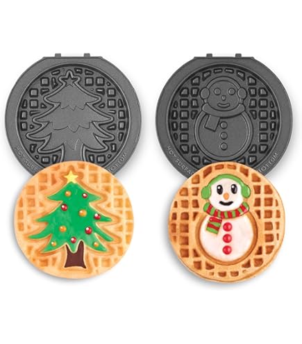 thumbnail image 2 of 6-Piece Rosette Iron Set For Bunuelos & Cookies - 4 Interchangeable Heads (Star, Flower, Circle) & 2 Handles For Safe, Easy Baking 2 of 13