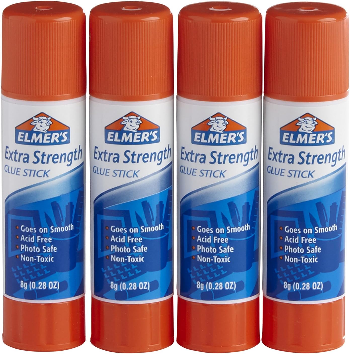 Elmer's Extra Strength Glue Sticks, 0.88 Ounces, 12 Count : Office Products