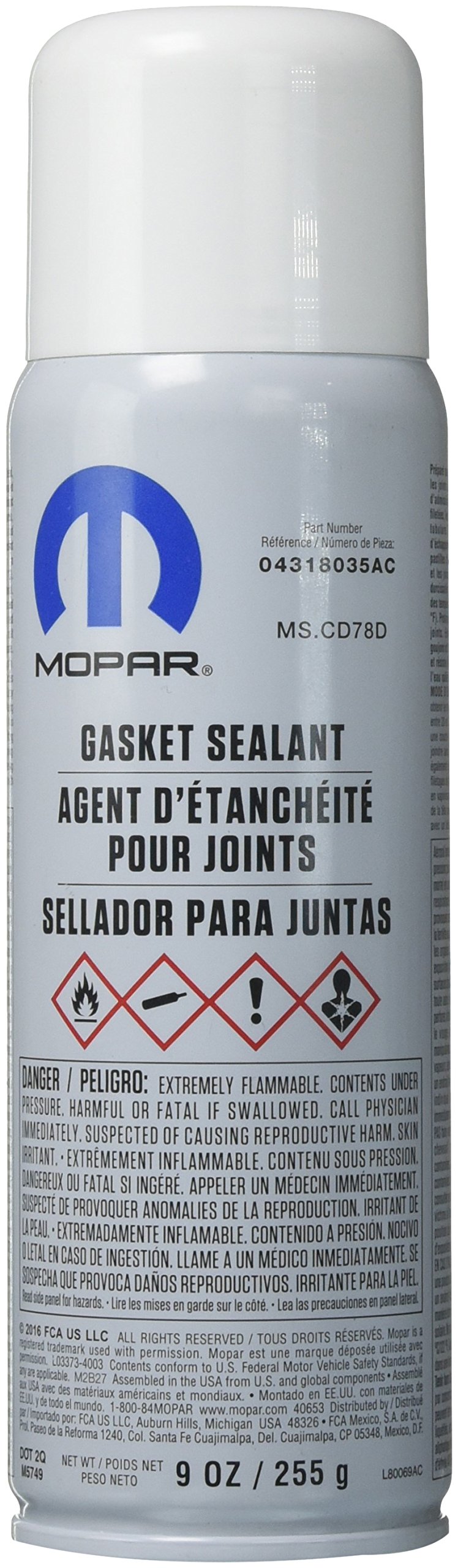 Genuine Chrysler Accessories aa Gasket Sealant 9 Oz Aerosol Can In Kenya Whizz Gasket