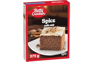 BETTY CROCKER - CAKE MIX - Spice Flavor, 375 Grams Package of Cake Mix, Baking Mix, Tastes Like Homemade, Easy To Bake
