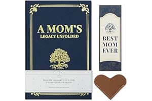 GAUDORA Christmas Gifts For Mom from Daughter Son - Meaningful Moms Life Story Journal Includes 150 Prompt Questions to Share Her Journey and Memories - Sentimental Birthday Gifts for Mom Mother in Law