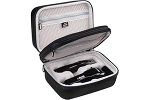 Aproca Case Compatible with Andis 75020 Professional Cordless Fade Combo Envy Li Clipper & Slimline Li Trimmer, Portable Stor