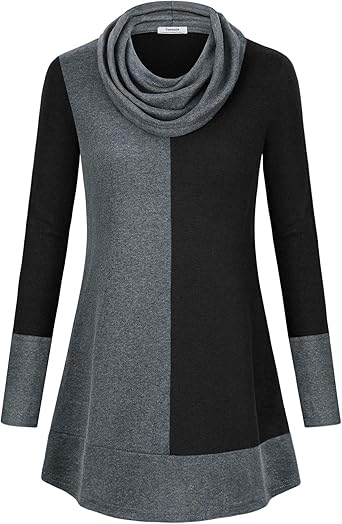 cowl neck hoodie amazon
