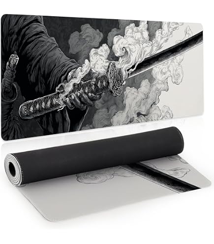 Amazon.com: Katana Gaming Mouse Pad Japanese Samurai Sword Black