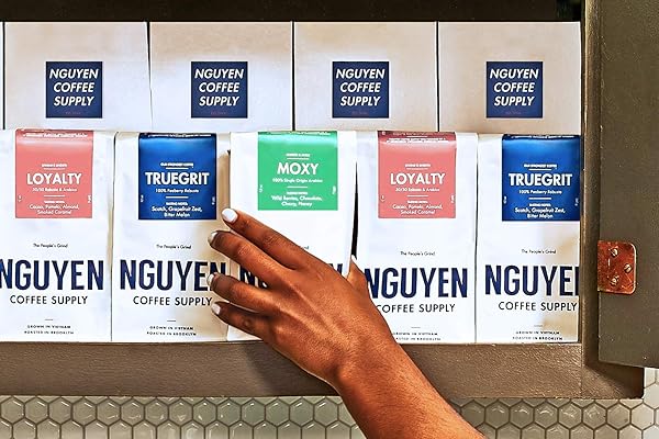 NGUYEN COFFEE SUPPLY – LOYALTY SIGNATURE ROBUSTA & ARABICA BLEND: MEDIUM ROAST PREMIUM GROUND COFFEE BEANS, VIETNAMESE SINGLE ORIGIN, DIRECT TRADE, ROASTED IN BROOKLYN [12 OZ BAG]