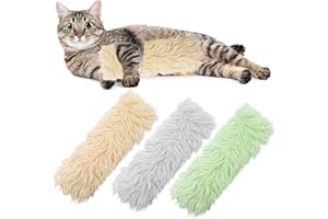 Maiiu 3 Pack Catnip Toys,Soft and Durable Cat Pillows Toys, Crinkle Sound Catnip Catnip Toys,Indoor Interactive Cat Kicker Toy, Companion Toys for Cats (Gray Set)