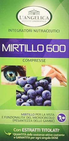 L'Angelica Mirtillo, 75 compresse - 2 confezioni da 75 compresse [150 compresse]