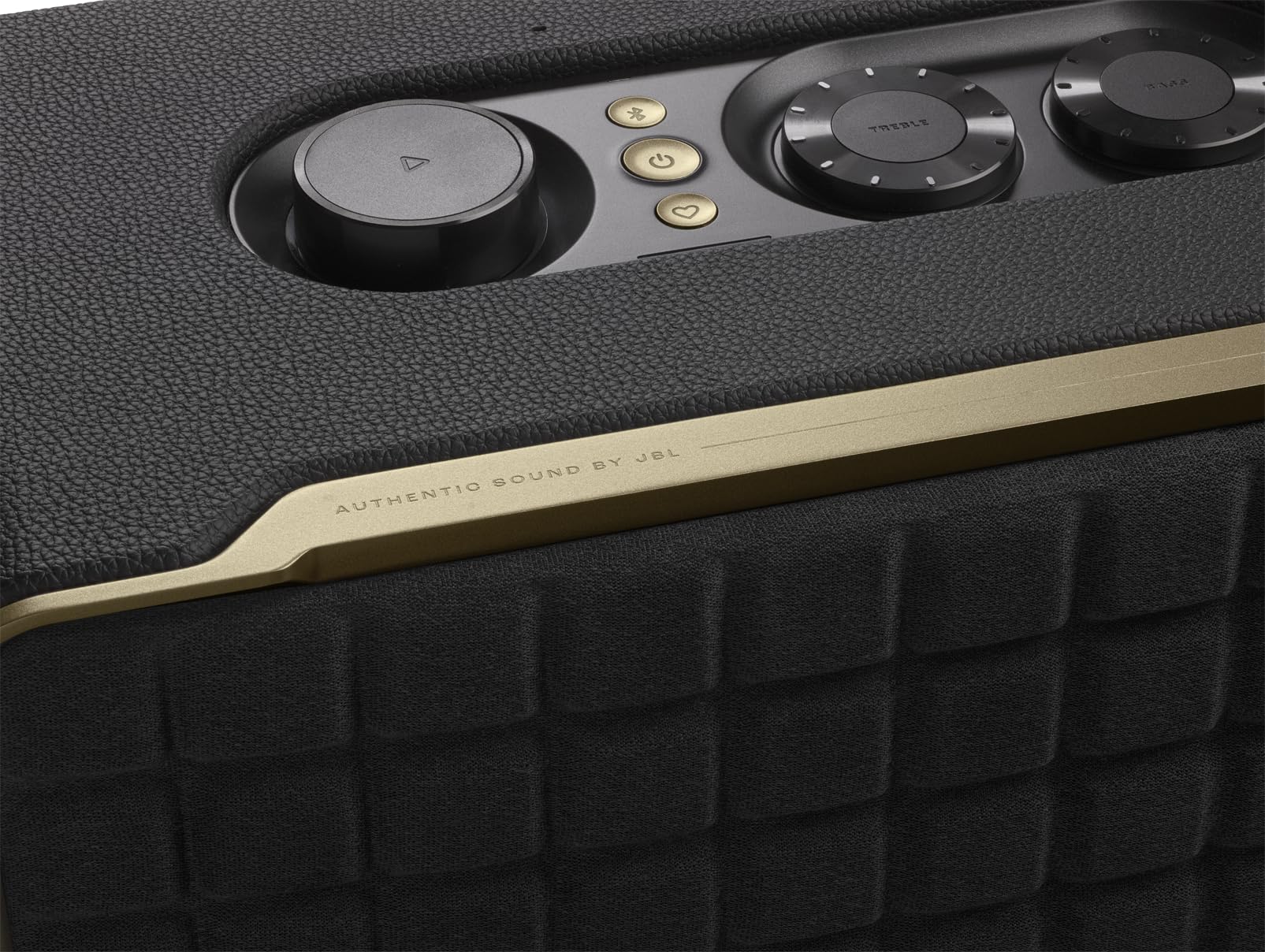 JBL Authentics 300 Tragbarer Smart Home Lautsprecher – 70er Jahre Retro-Design Bluetooth Box – Mit Google Assistant, Alexa, AirPlay und JBL One App – Schwarz 8