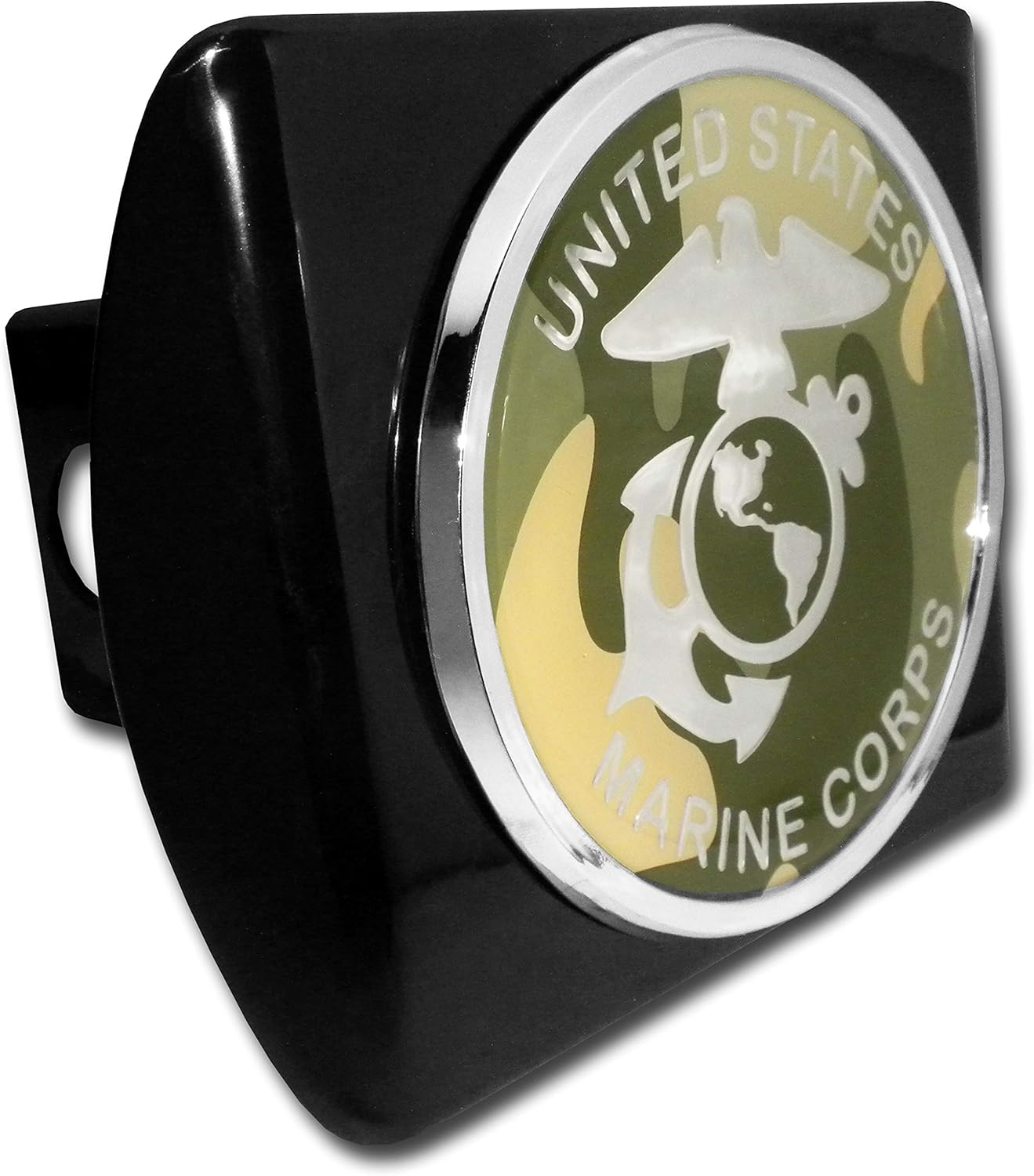 Elektroplate Marine Corps Camouflage Black Metal Hitch