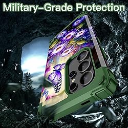 LONTECT for Galaxy S24 Ultra 5G Case Shockproof
