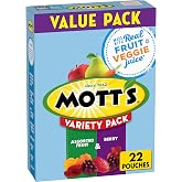 Mott's, Assorted Berry Fruit Snacks, Gluten Free, 17.6 oz (Pack of 6)