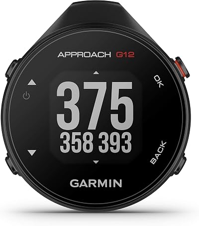 Garmin Approach G12 Clip-on GPS Golf Range Finder 42,000+ Courses