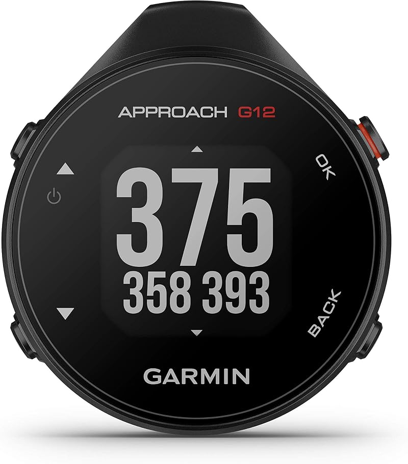 Garmin Approach G12 Clip-on GPS Golf Range Finder 42,000+ Courses