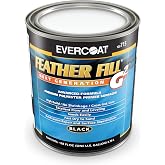 Evercoat Feather Fill G2 Premium Polyester Primer Surfacer for Fiberglass, SMC &amp; More - 128 Fl Oz - Black