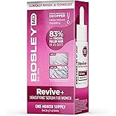 BosleyMD Revive+ Densifying Hair Growth Serum for Women – Drug-Free Scalp Treatment with Biotin, Saw Palmetto & Y100 Botanical Compound – Thicker, Fuller Hair in 45 Days – 1 Month Supply