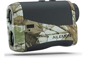 AILEMON Laser Rangefinder for Hunting 1200 Yards Red Backlight Range Finder 6X Magnification