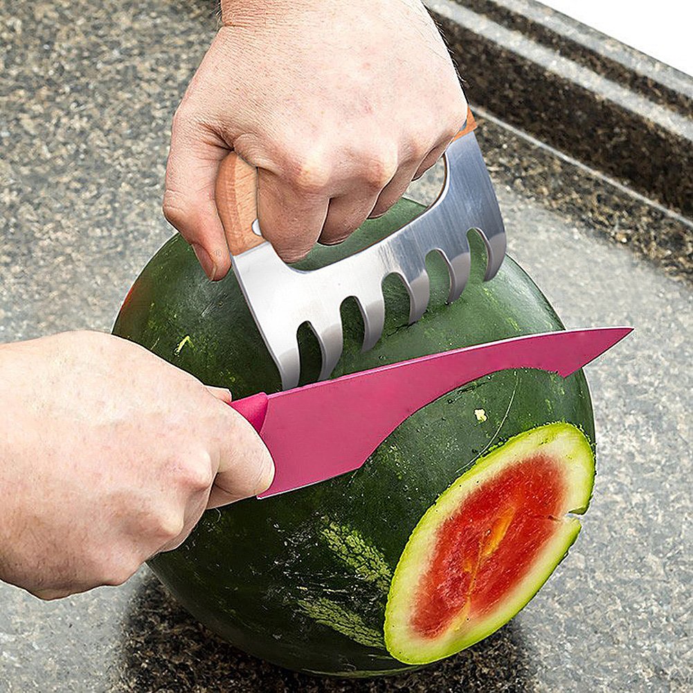 Pulled Pork Shredder Claws, Wuudi 18/8 Stainless Steel Meat Claws BBQ