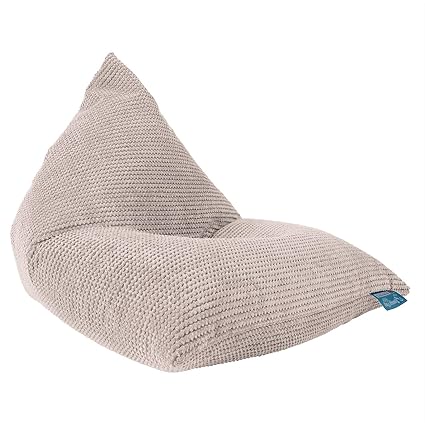 Lounge Pug®, Kinder Sitzsack Gaming, Kindersessel, Pom-Pom Creme